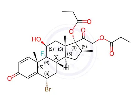Chemical structure of Betamethasone propionate EP Impurity H