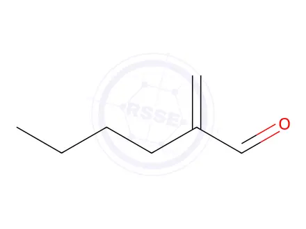 Chemical structure of 2-Methylidenehexanal