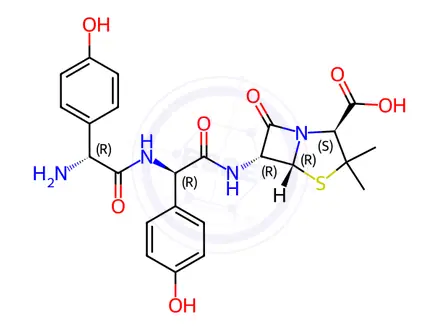 Chemical structure of Amoxicillin Impurity G