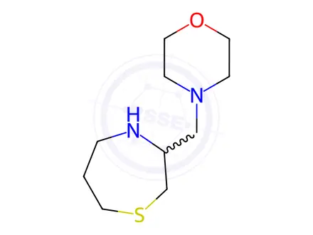 Chemical structure of 3-(morpholin-4-ylmethyl)-1,4-thiazepane