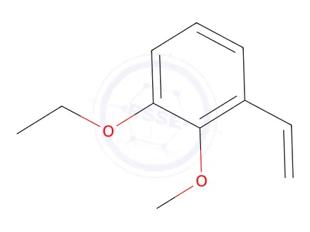 Chemical structure of 1-Ethoxy-2-methoxy-3-vinylbenzene
