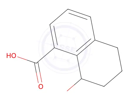 Chemical structure of 8-Hydroxy-5,6,7,8-tetrahydronaphthalene-1-carboxylic Acid