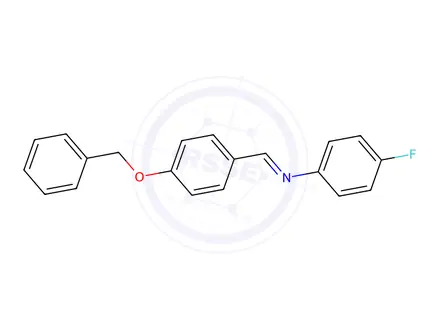 Chemical structure of (Z)-1-(4-(Benzyloxy)phenyl)-N-(4-fluorophenyl)methanimine