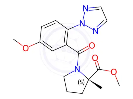 Chemical structure of Daridorexant Hydrochloride Impurity 129