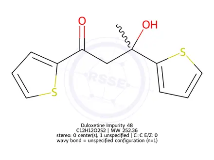 Chemical structure of Duloxetine Impurity 48