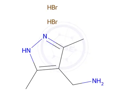 Chemical structure of (3,5-Dimethyl-1H-pyrazol-4-yl)methanamine dihydrobromide