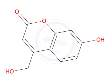 Chemical structure of 7-hydroxy-4-(hydroxymethyl)-2H-chromen-2-one