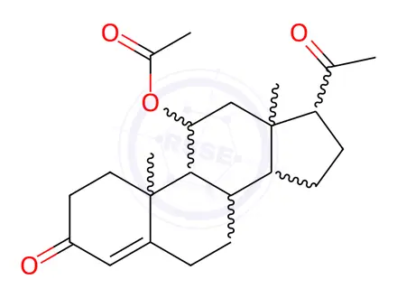 Chemical structure of Progesterone Impurity 148