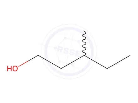 Chemical structure of 3-Methyl-1-pentanol