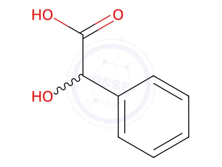 Chemical structure of Mandelic acid