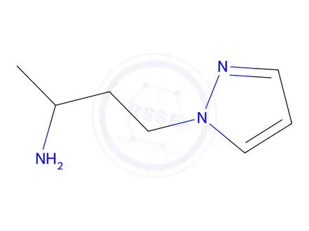 Chemical structure of 4-(1H-pyrazol-1-yl)butan-2-amine
