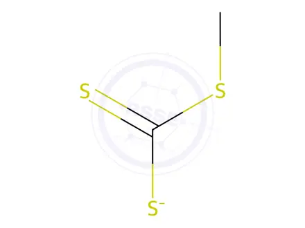 Chemical structure of Monomethyl Carbonotrithioate