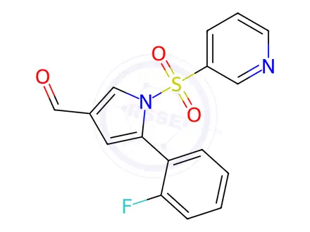 Chemical structure of Vonoprazan Sulfonyl Aldehyde Impurity
