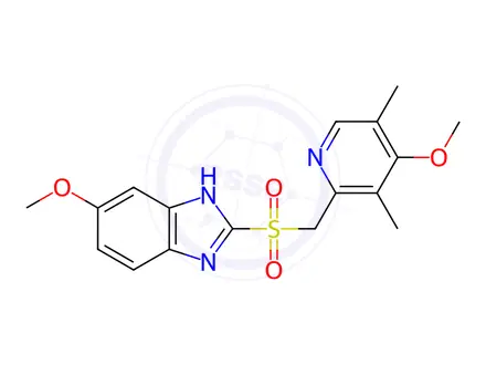 Chemical structure of Esomeprazole Impurity D