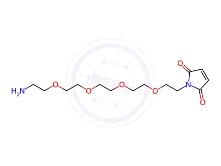 Chemical structure of Mal-PEG4-amine