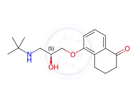 Chemical structure of Levobunolol