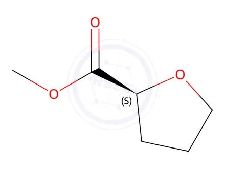 Chemical structure of (S)-Methyl tetrahydrofuran-2-carboxylate