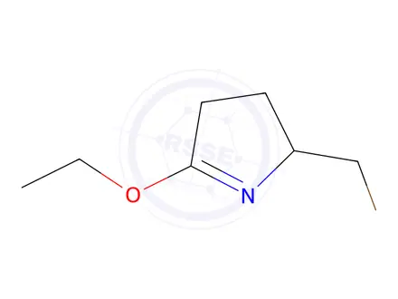 Chemical structure of 2H-Pyrrole,2-(bromomethyl)-5-ethoxy-3,4-dihydro-(9CI)