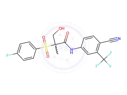 Chemical structure of Bicalutamide EP Impurity H
