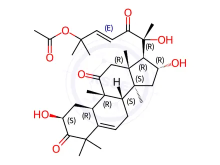 Chemical structure of cucurbitacin B
