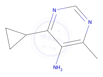 Chemical structure of 4-Cyclopropyl-6-methylpyrimidin-5-amine