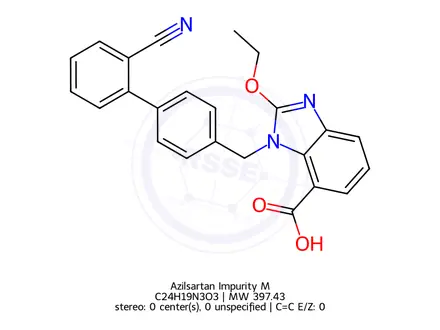 Chemical structure of Azilsartan Impurity L