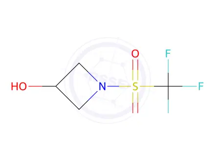 Chemical structure of 1-Trifluoromethanesulfonylazetidin-3-ol