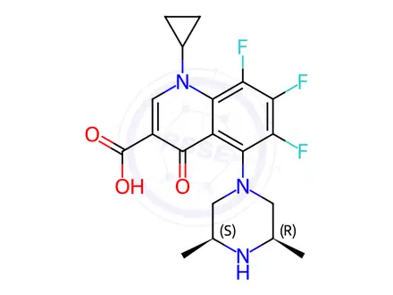 Chemical structure of Orbifloxacin Impurity 13
