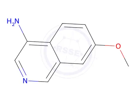 Chemical structure of 7-Methoxyisoquinolin-4-amine