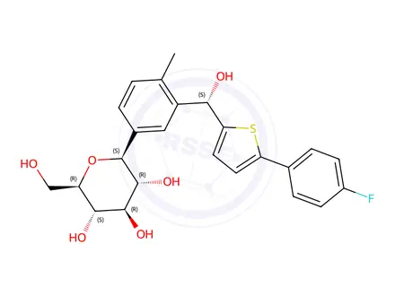 Chemical structure of Canagliflozin Impurity 49