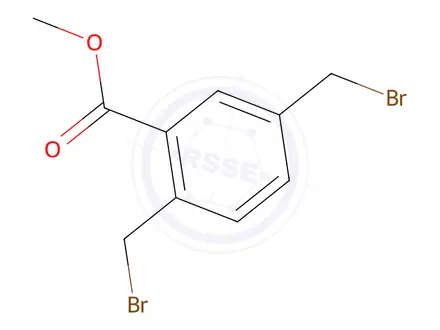 Chemical structure of Methyl 2,5-bis(bromomethyl)benzoate