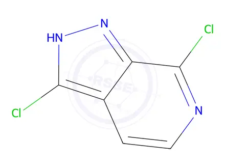 Chemical structure of 3,7-Dichloro-2H-pyrazolo[3,4-c]pyridine
