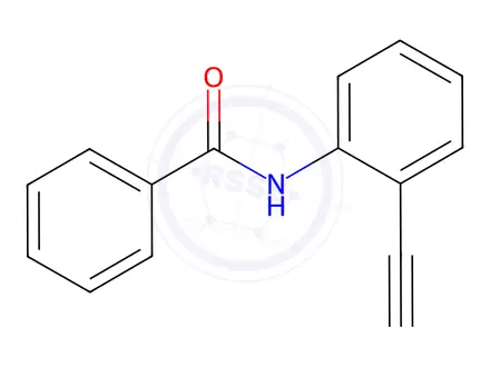 Chemical structure of N-(2-Ethynylphenyl)benzamide