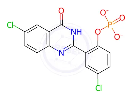 Chemical structure of FLsharp?-Phosphate, disodium salt