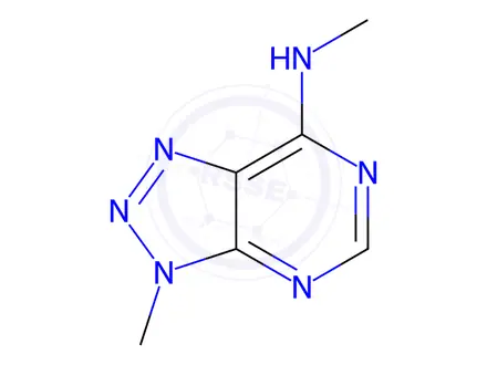 Chemical structure of N,3-dimethyl-3h-[1,2,3]triazolo[4,5-d]pyrimidin-7-amine