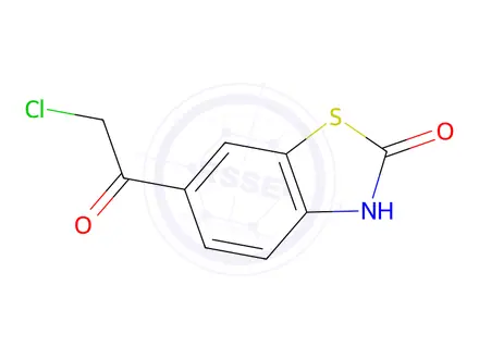 Chemical structure of 6-(2-Chloroacetyl)benzo[d]thiazol-2(3H)-one