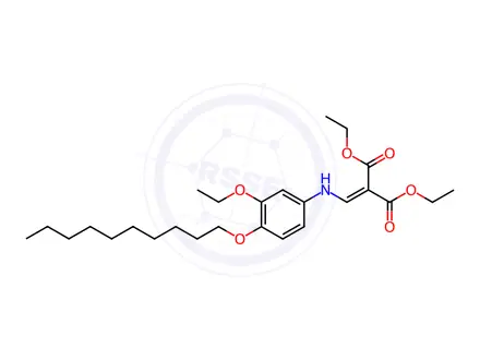 Chemical structure of Diethyl-4-decyloxy-3-ethoxyanilino-methylenemalonate