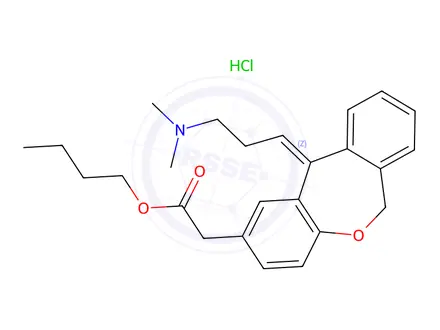 Chemical structure of Olopatadine Impurity 18(Hydrochloride)