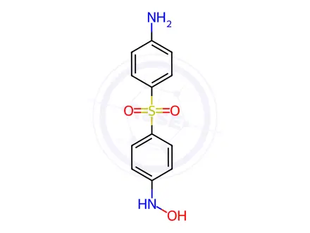 Chemical structure of Dapsone Hydroxylamine