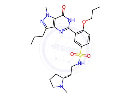 Chemical structure of Udenafil