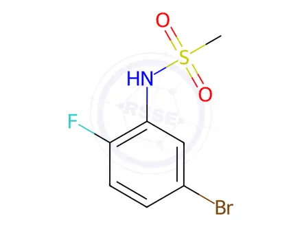 Chemical structure of n-(5-Bromo-2-fluorophenyl)methanesulfonamide