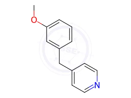 Chemical structure of 4-[(3-Methoxyphenyl)methyl]pyridine