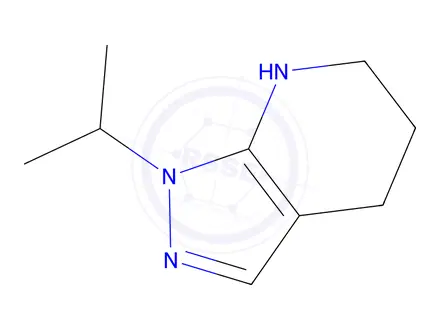 Chemical structure of 1-isopropyl-4,5,6,7-tetrahydro-1h-pyrazolo[3,4-b]pyridine