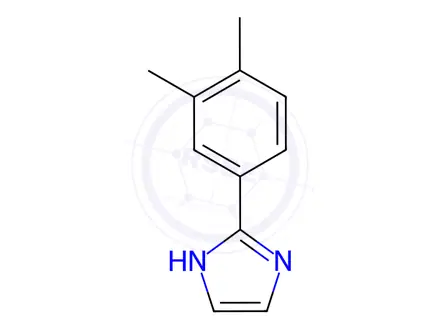 Chemical structure of 1H-Imidazole, 2-(3,4-dimethylphenyl)-