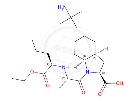 Chemical structure of Perindopril EP Impurity I(tert-Butylamine)
