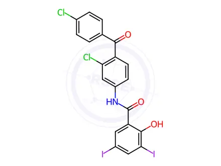 Chemical structure of Salantel