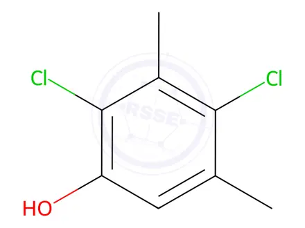 Chemical structure of 2,4-Dichloro-3,5-dimethylphenol