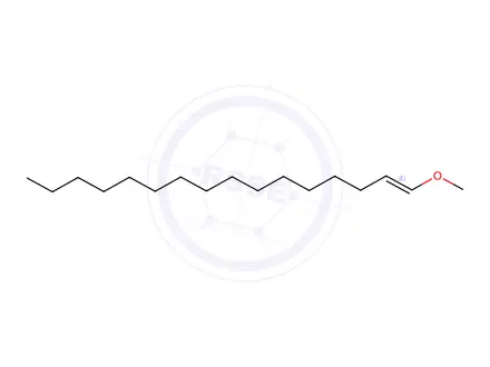 Chemical structure of Ether, 1-hexadecenyl methyl