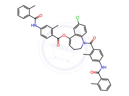 Chemical structure of Tolvaptan Impurity 148