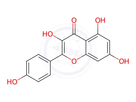 Chemical structure of Kaempferol